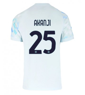 Inter Milan Manuel Akanji #25 Bortatröja 2025-26 Kortärmad